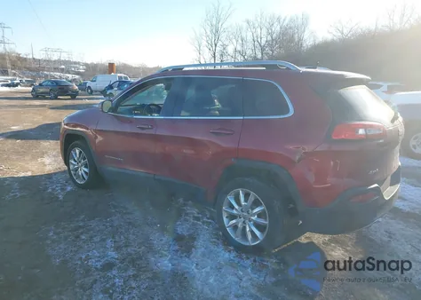 2014 Jeep Cherokee Limited из США, поврежденный, VIN 1C4PJMDB1EW277744